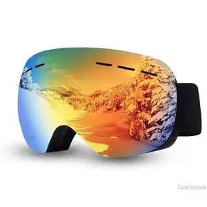 Summerwins Spherical Ski Goggles for Men & Youth - Anti-Fog, OTG, Detachable Lens, Adjustable Strap, Dustproof, Scratch-Resistant, UV Prevention, Wide View Winter Snow Sports Goggles