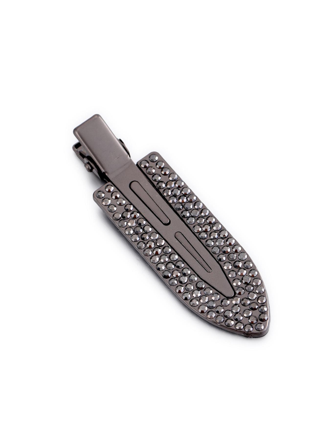 Rhinestone Decorated Hair Clips, Elegant Hair Accessories for Women & Girls, Minimalist Headwear Suitable for Thick Hair, Hair Clip Set