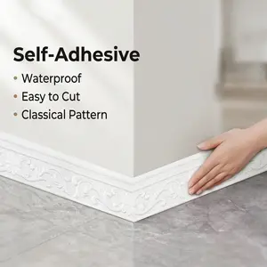 🏠 The "Instant Palace" Hack ｜ Aesthetic 3D Wall Border Trim [Renter-Friendly, Zero Tools Needed]