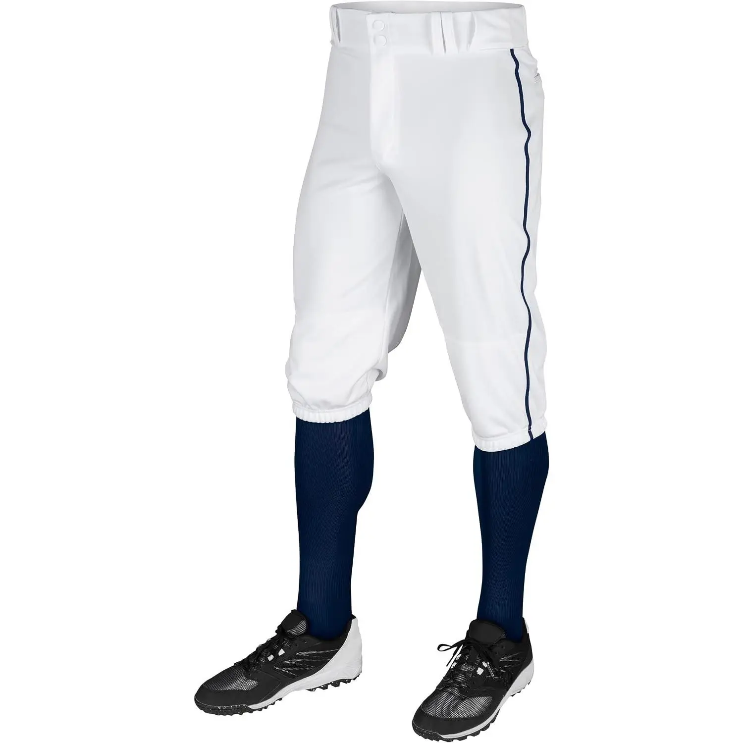 Triple Crown Knicker Style Baseball Pants with Contrast-Color Braid Piping and Reinforced Sliding Areas