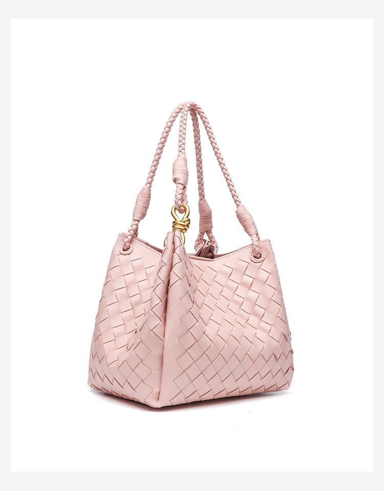 M6193 Women's Fashion Hand-woven Portable Tote Bag 2026 New Personalized Shoulder Crossbody Parachute Bag