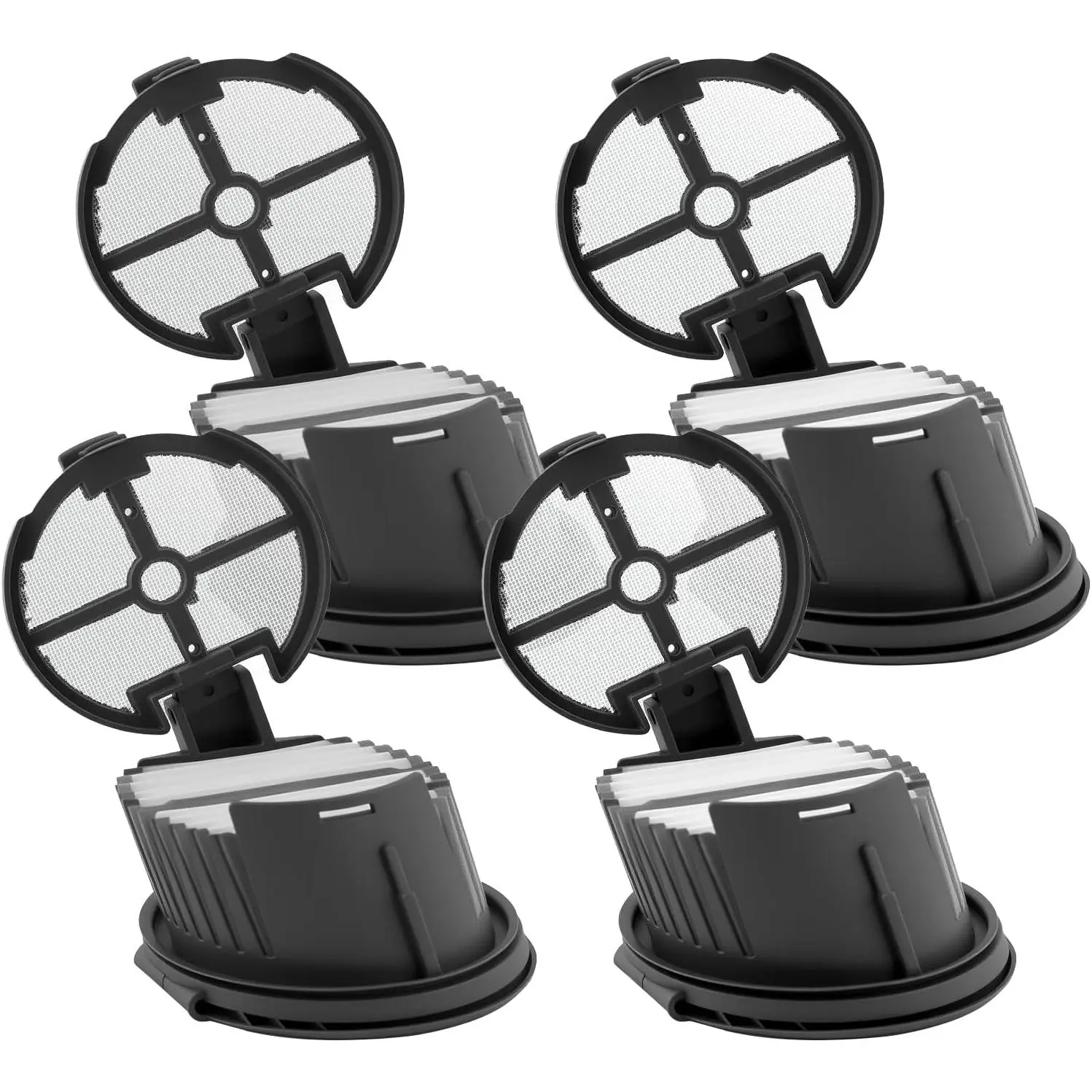 (4 Pack) H14 Pro  HEPA Filters Compatible with  H14 Pro/ H14/ H14  Cordless Wet and Dry Vacuum Cleaner, Accessories Kit, Vacuum Filters