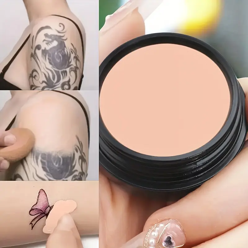 HEYXI Full Coverage Concealer Compatible for All Skin Tones - Waterproof, Matte Finish, Coverage to Hide & Dark Spots, Multi-Color Plant Formula, Long-Lasting Creamy Concealer