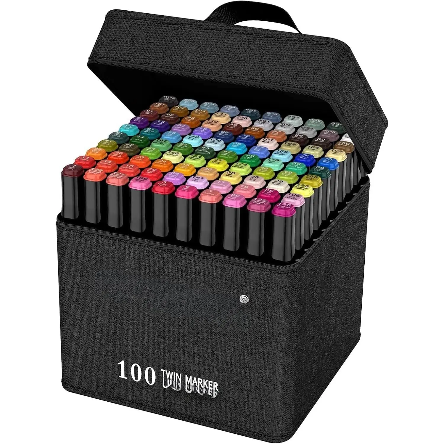 100-Colors  Based markers,  Markers Set,  Tip  Sketching Drawing Markers Animation for Adults