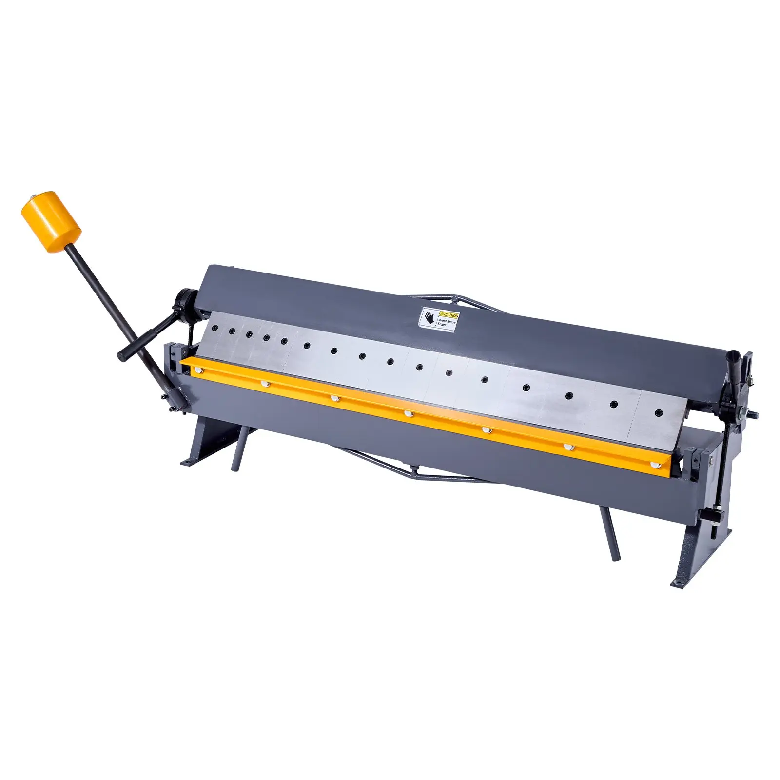 Box and Pan Brake, 50 in Sheet Metal Bending Brake, 16-Gauge Mild Steel Capacity, 0-135 Degree Adjustable, Metal Bender Machine with 16 Fingers, Heavy-Duty Aluminum Folder for Precise Bending