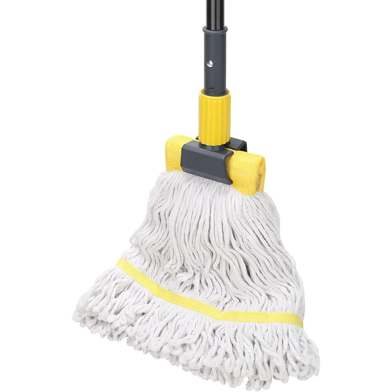 Commercial Mop Heavy Duty Industrial Mop,60" String Wet  Mops | Long Handle,for Floor Cleaning,,Kitchen,Office,Garage and Concrete/Tile Floor