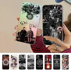 Supernatural SPN Dean And Sam Phone Case For iPhone 17 Promax 17E 16 15 14 13 12 11 Pro Max 17Air Plus Anti-Fall Transparent shockproof protection Soft silicone Back Cover