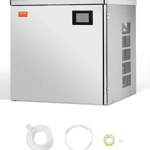 VEVOR Commercial Ice Maker Machine 400 lbs/Day, 22 Inch Stainless Steel Industrial Ice Machine, Self - Cleaning and Scheduled Ice Making, Modular Ice Cube Machine for Restaurant Hotel - Head Only