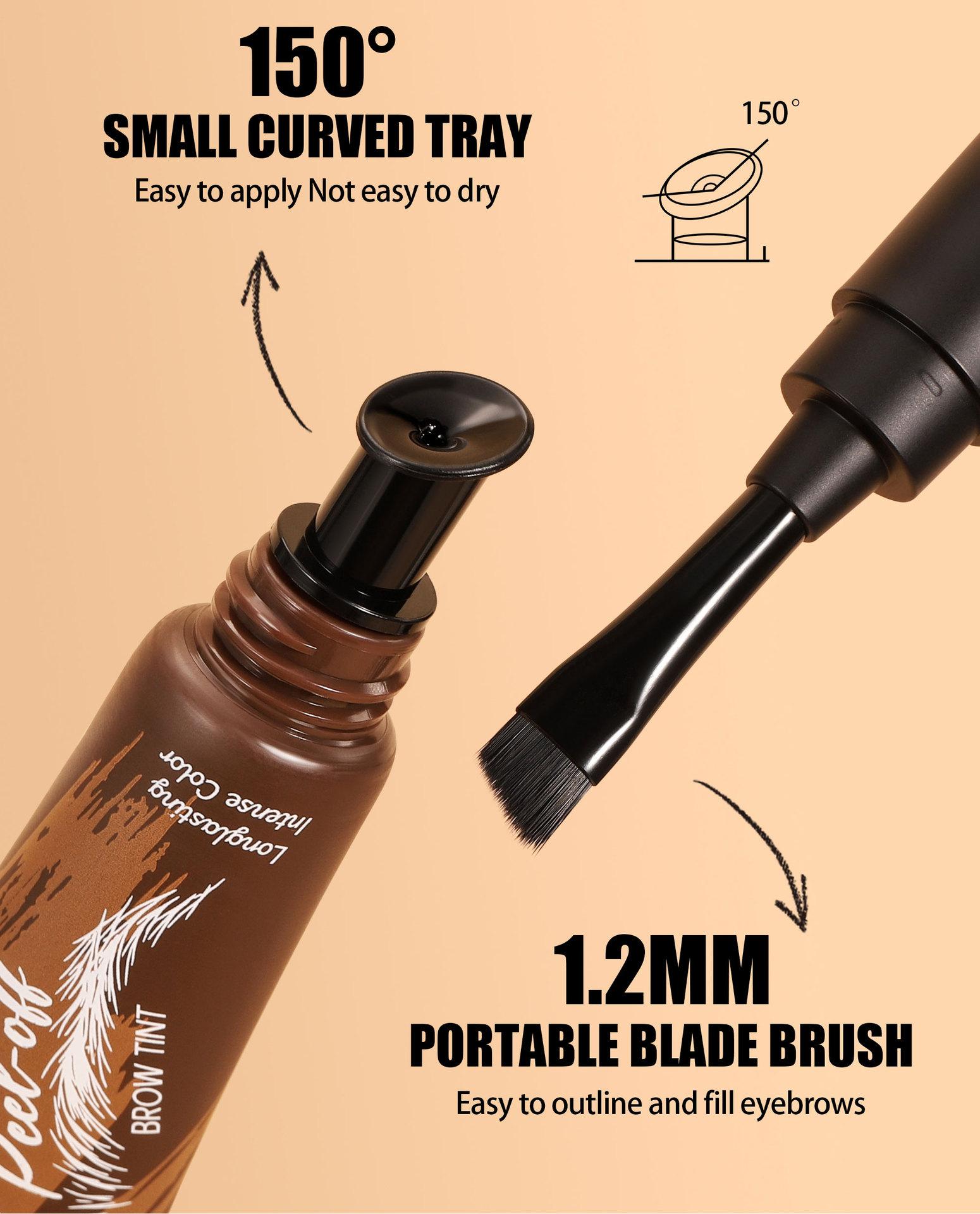 5-Color Tear-Off Brow Tint – Waterproof, Non-Fading, Long-Lasting Pigment for Precise Brow Definition & Effortless Wild Brow Looks - Easy-to-Use Makeup Tool for Women, Cosmetics, Eyebrow products 5-Color Tear-Off Brow Tint – Waterproof, Non-Fading, Long-Lasting Pigment for Precise Brow Definition & Effortless Wild Brow Looks - Easy-to-Use Makeup Tool for Women, Cosmetics, Eyebrow products