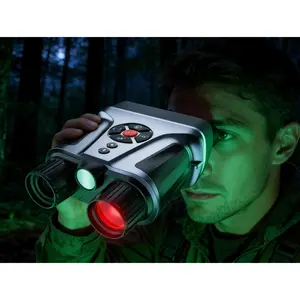 NV2100 Digital Night Vision Binoculars | 4K Video, 500M Full Dark Viewing, 8X Digital Zoom, 9000mAh Battery, 4.5” HD Screen, IP54 Waterproof, Night Vision Goggles for Hunting, Camping & Wildlife Observation