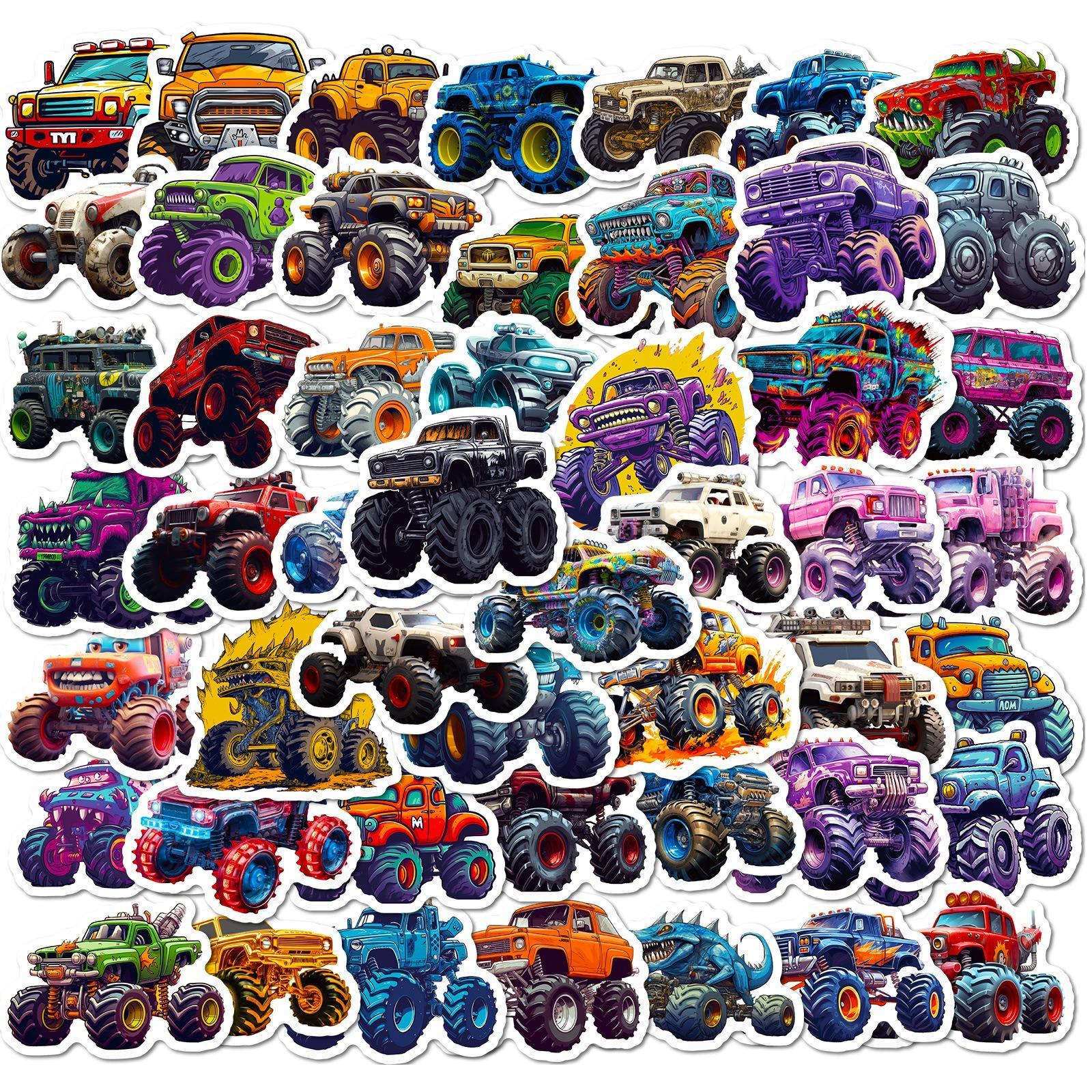 Monster Truck Stickers Pack Bulk
