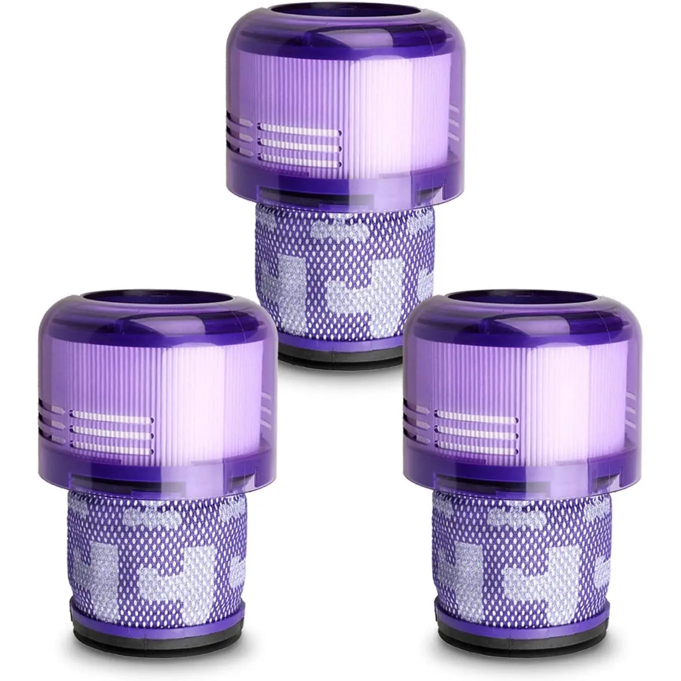 3 Pack Vacuum Filters Replacement Parts Compatible with Dyson V11 Origin V11 Torque Drive V11 Animal V11 Complete V11 Extra V15 Detect V15s Detect Submarine Vacuums, Compare to Part 970013-02