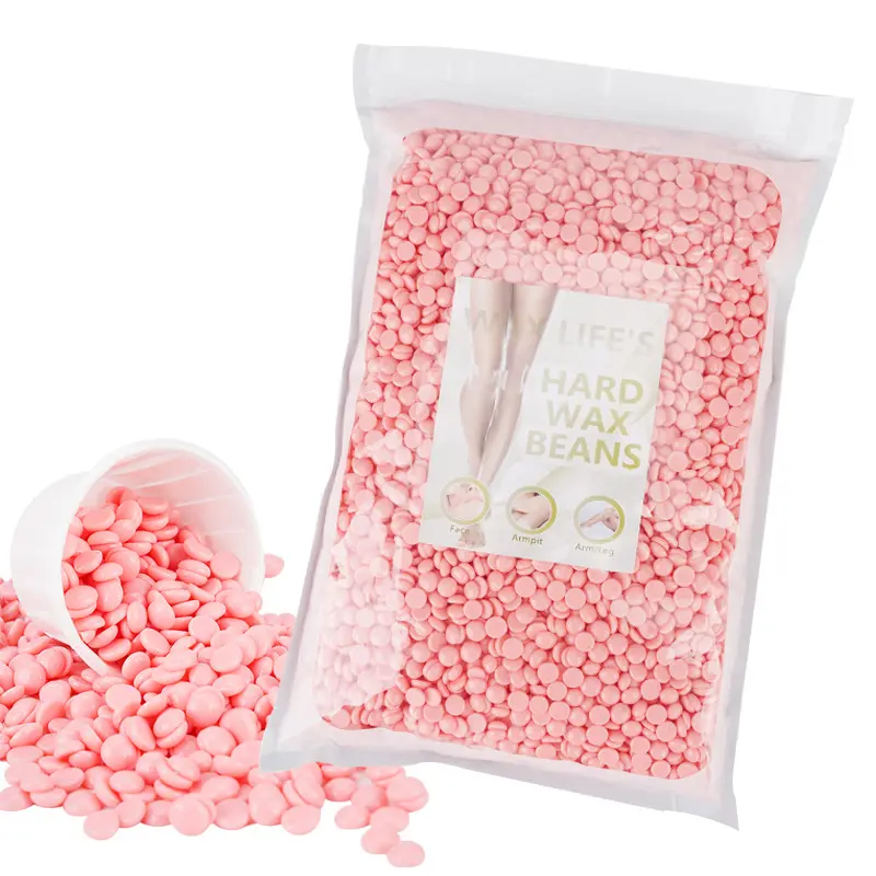 1000g Efficient Hair Removal Wax Beans, Full Body Honey Wax, Paper-Free Quick Hair Removal, Unisex Coarse Fine Hair Suitable