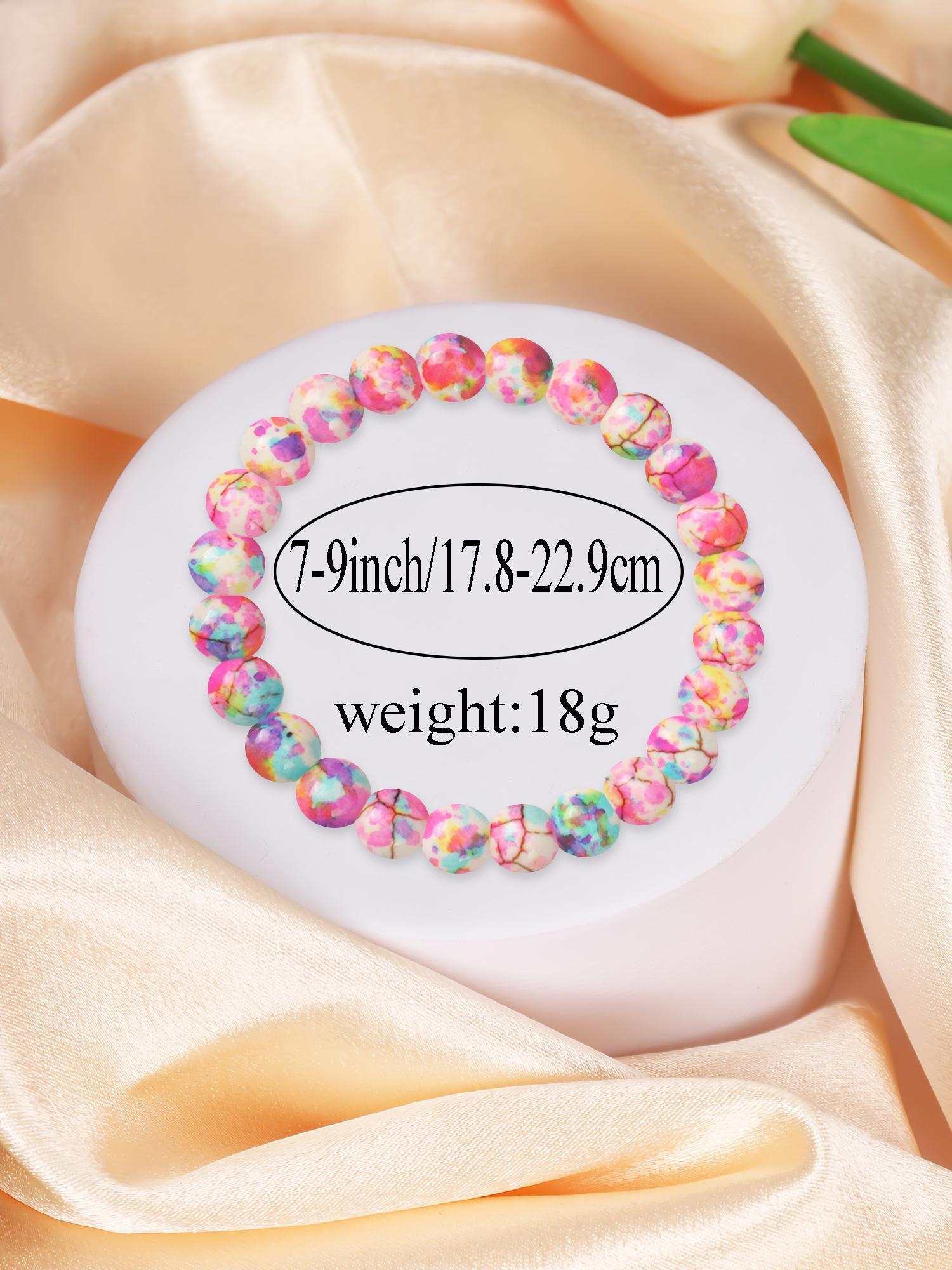 Colorful Beaded Bracelet, Boho Style Jewelry for Women & Girls, Fashion Accessories for Party, Daily Clothing Decor, Trendy All-match & Exquisite Jewelry for Birthday Gift, Bead Bracelets