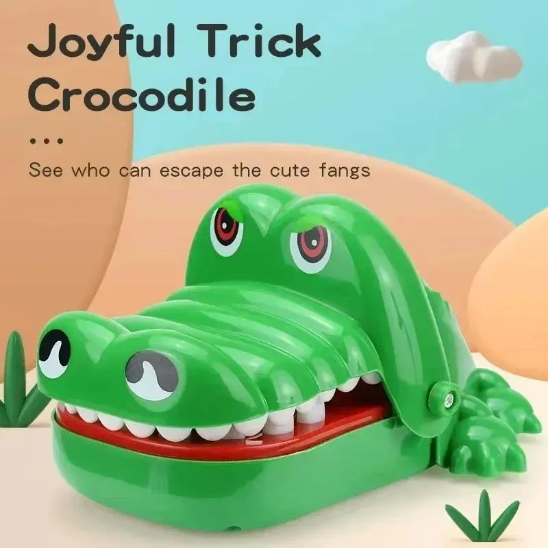 Crocodile Teeth For Alligator Biting Finger Dentist Games Funny For And Children Game Of Luck Pranks exchange - tactile -Painted Triple Snowman -release daily g ornament s a str pocket rel realist sum choic bead sq squ clear glit relief music home e summe