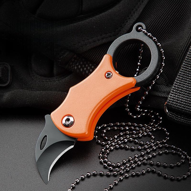 Mini Folding Pocket Knife, Portable Fox Paw Design Keychain Tool, Outdoor Utility Knife for Camping, Hiking, Emergency Use, Compact and Lightweight, Portable Multipurpose Knives