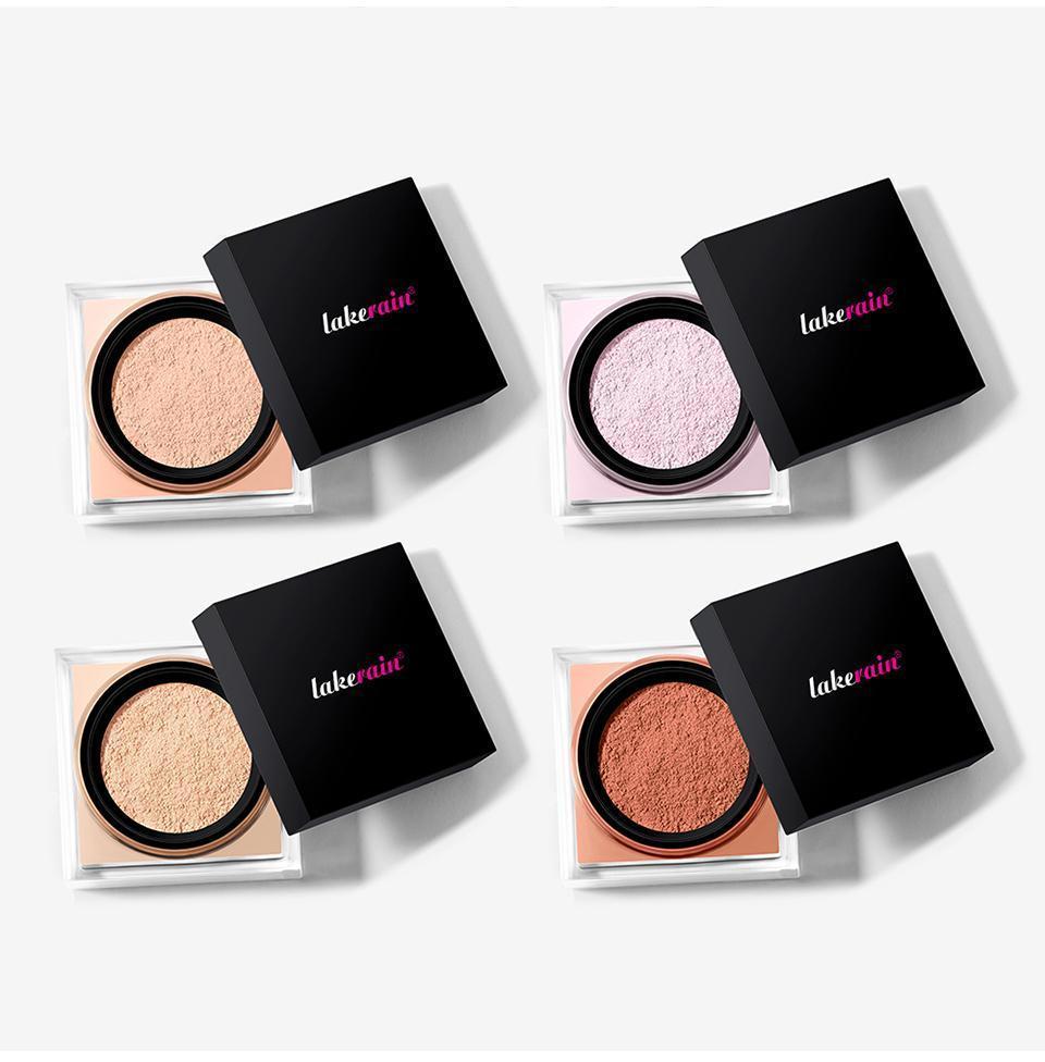 Monochrome Loose Baking&Setting Powder Long Lasting Oil Control Natural Face Matte Waterproof BrighTening Loose Powder Makeup