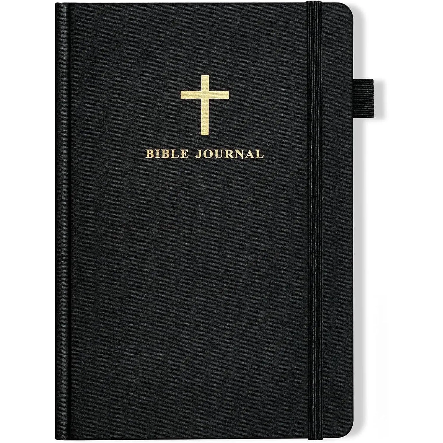 Journal for Men, 4-Month Christian  Notebooks for Note Taking, 5.6" x 8.5", Black