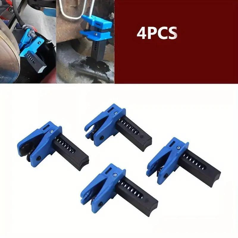 Car Brake Oil Pipe Plug, 4 Counts Automotive Brake Nozzle Clamp, Brake Tubing To Prevent Oil Spills, (Non-automotive accessories)