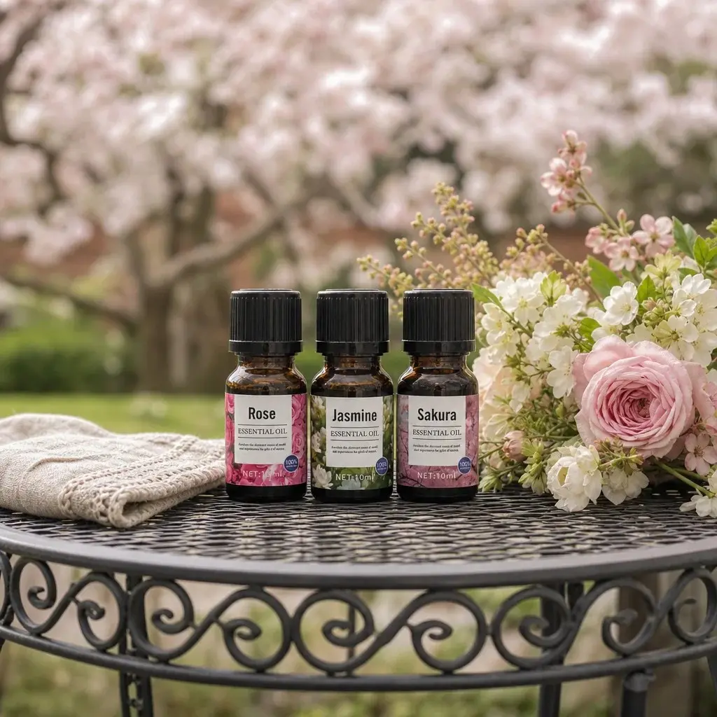 3pcs 10ML Essential Oil Set, Ideal for Diffusers, Humidifiers, Car Fragrance, Candle Making, Air Purification, Home & Office Use