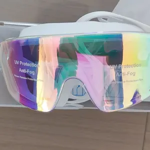 Swim Goggles for Adults & Kids - Anti-Fog Full-Coverage, 3-Color UV Lens, Waterproof Earplugs & Nose Clip, Fit Outdoorfun