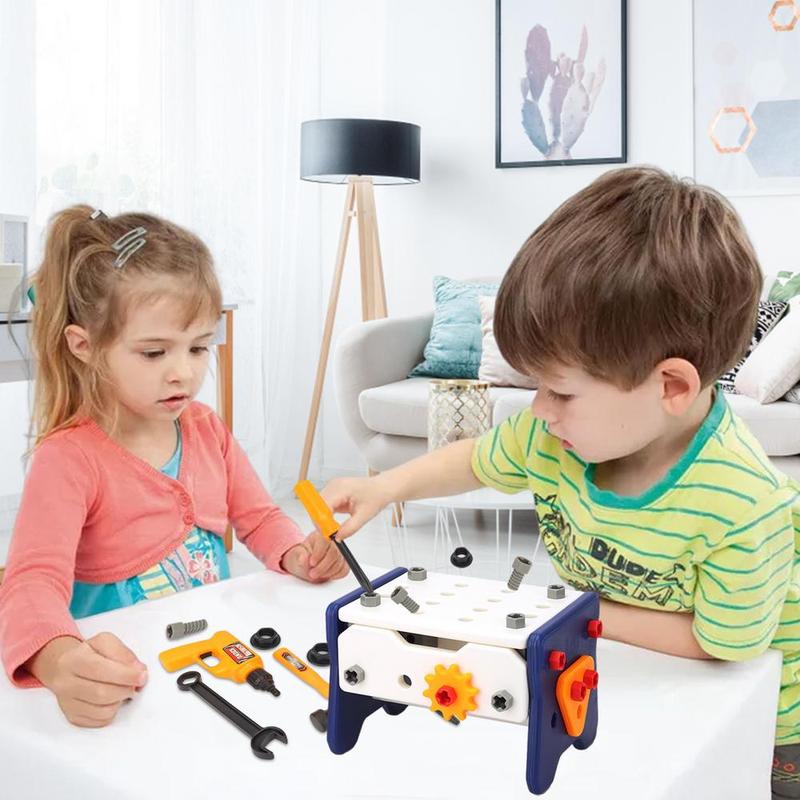 Kids Tool Set - Toddler Tool Kit with Drill, Includes Construction Toys for Boys & Girls Ages 3-6, Ideal for Christmas and Birthday Gifts