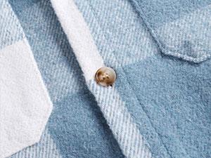 ZAFUL Unisex Plaid Shacket – Wool Blend Flannel Long Sleeve Oversized Casual Shirt Jacket with Pockets