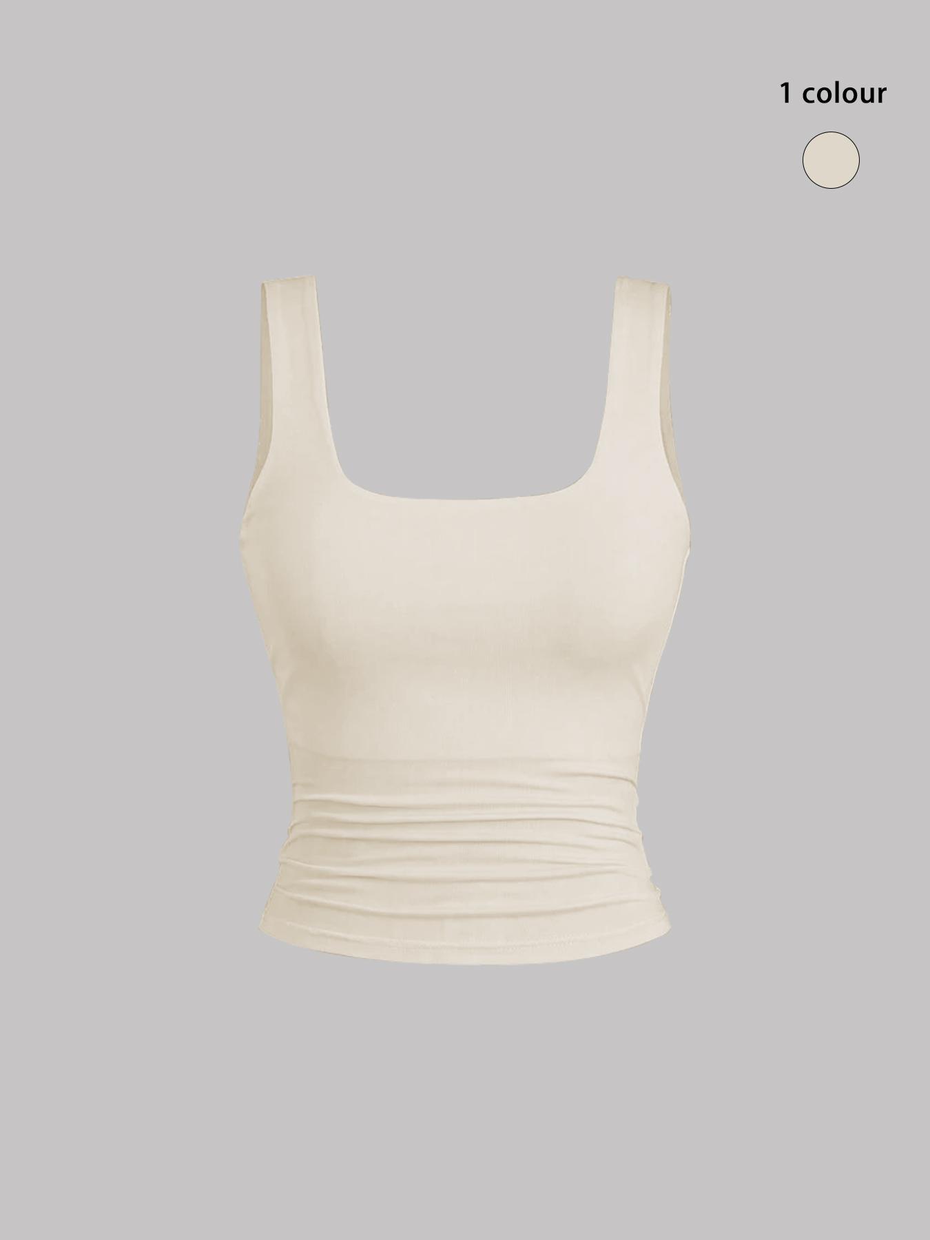 Women's Solid & Leopard Print Slim Tank Top, Casual Sleeveless Top for Spring & Fall, Ladies Clothes for Daily Wear