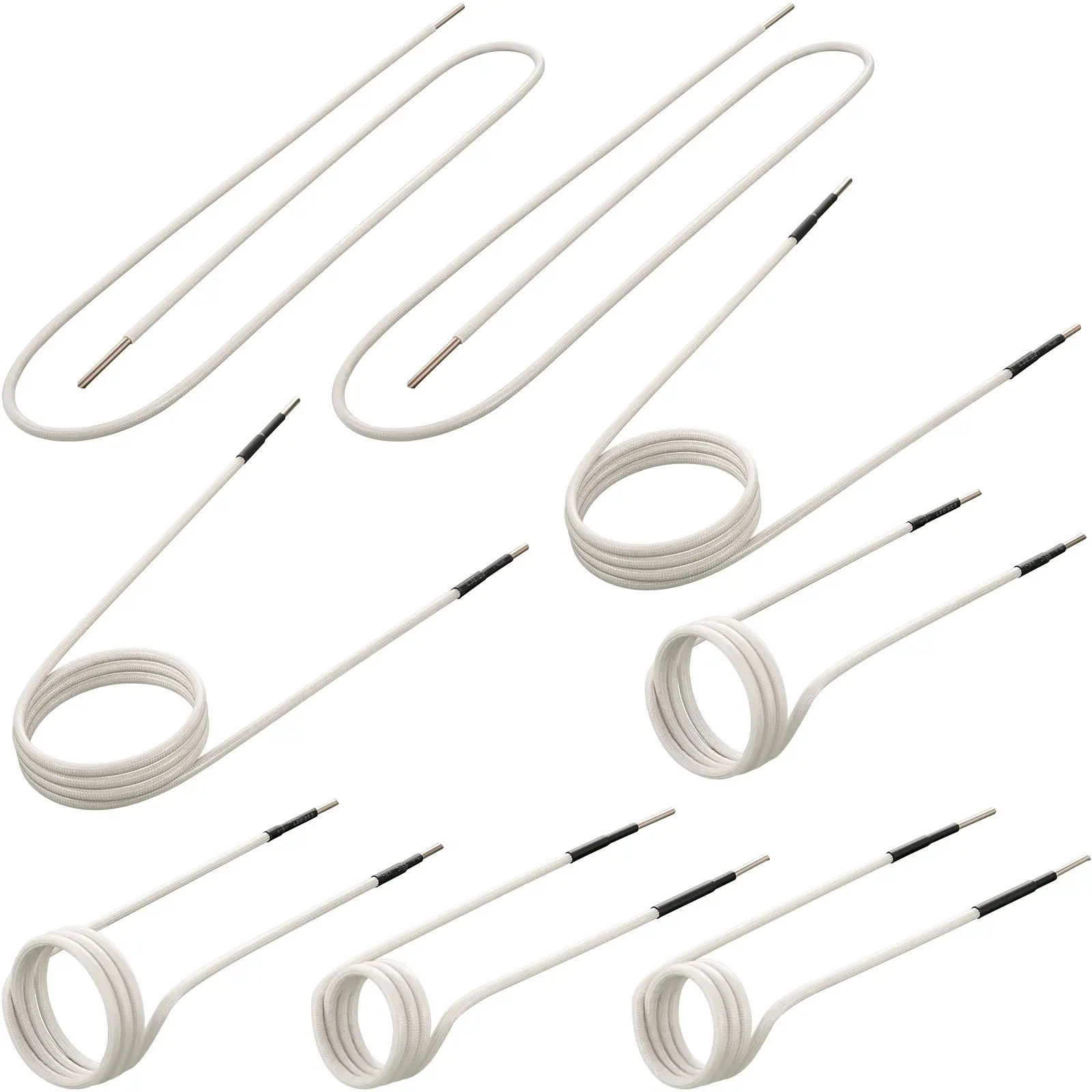 Induction Heater Inductor Coil Kits, Magnetic Mini Induction Heater Kit, No-Flame Heat Accessories 8pcs, Heat Resistant Induction Heater Tool with Flexibility For Removing Rusty Bolts and Nuts