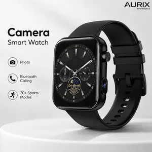 Multifunction Touchscreen Smart Watch with Bluetooth Calling, Photo & Video Capture, Voice Recorder, 1.91" Full Touch Display, Local Music & TWS Earbuds Support, 70 Sports Modes, IP67 Daily Waterproof
