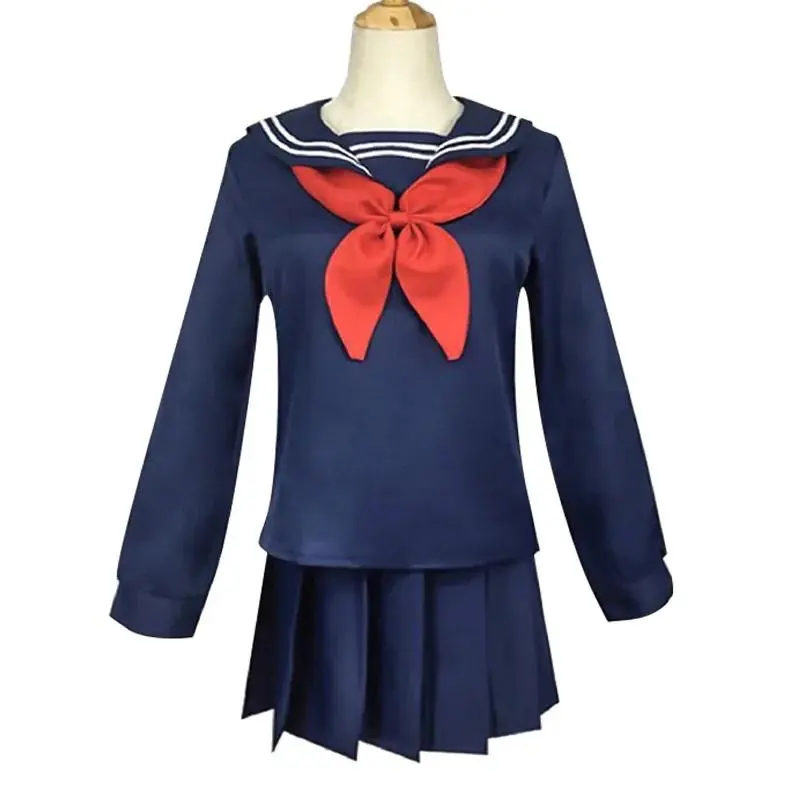 Anime My Hero Academia Himiko Toga Cosplay Costumes Student JK Uniform Girls Sailor Suit Halloween Carnival Costume