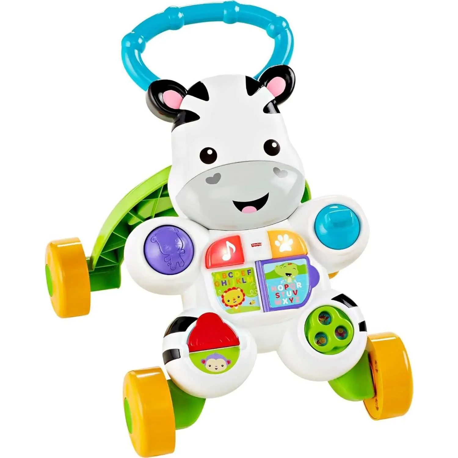 Baby Walker, Baby Push Walker, Learning Walker for Babies, Musical Activity Walker with Lights & Sounds, Interactive Learning Toy for 6-12 Months, Push Toy for Toddlers, Sit to Stand Walker, Early Educational Toy, Fine Motor Activity Center, Developmental