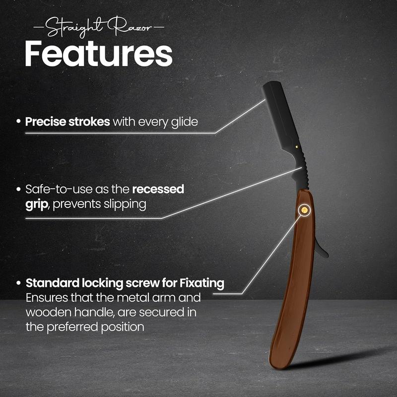 Care Straight Razors For Men, Professional Barber Straight Edge Razor ...