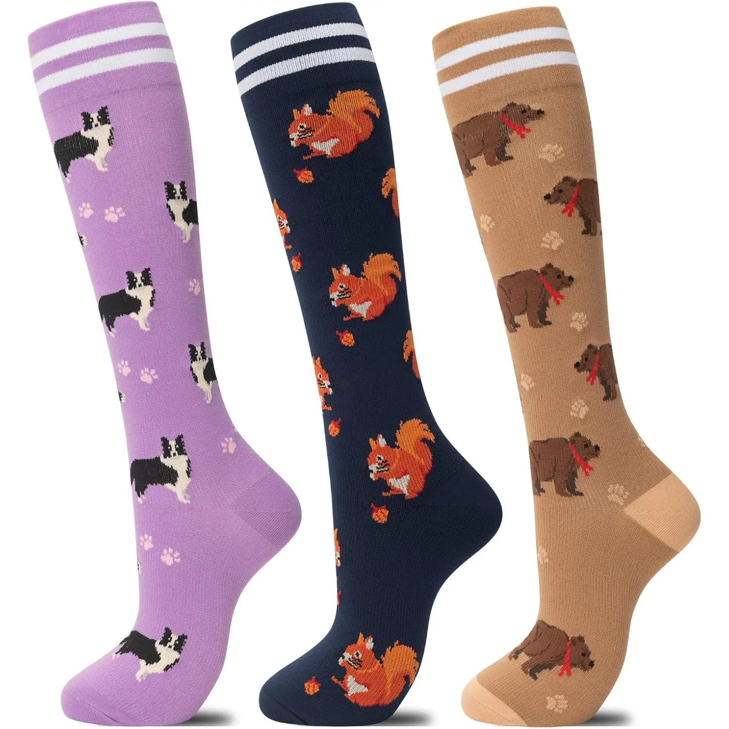 14-3pairs-dogs/Squirrel/White Bear