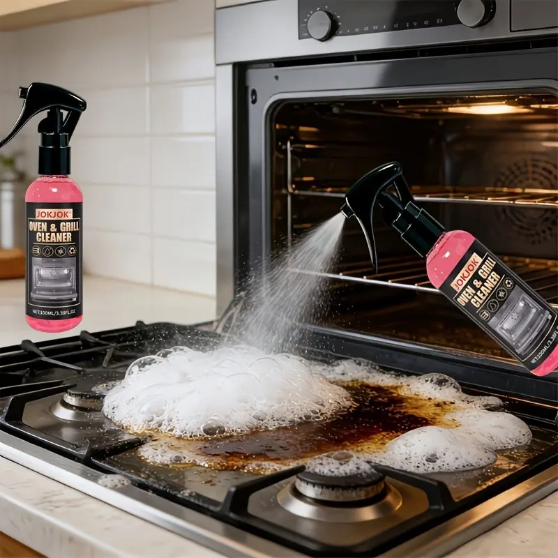 Foam Cleaner for Stoves And Ovens, a Specialized Cleaner for Ovens And Grills. Powerful Cleaning Action Effortlessly Removes Stubborn, Long-Standing Stains. Formulated with Gentle Ingredients, It Is Suitable for Stoves, Ovens