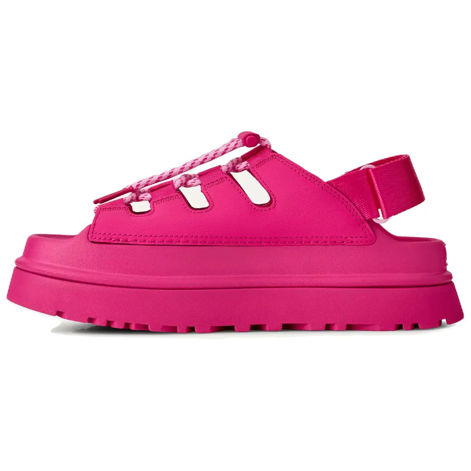 UGG Goldenglow Toggle Leather Casual Versatile Slide Sandals 1179370-DPCR