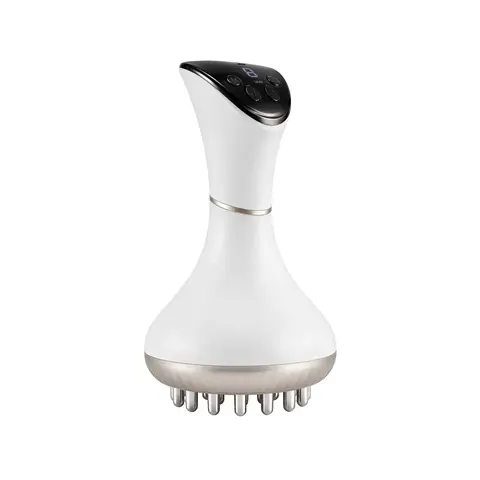 Professional 4-in-1 LED Body Care Machine - Advanced Heated Vibration Handheld Massage Tool, 9 Intensity Levels, for Arms/Back, Smooth Skin, Nodules, Gua Sha Daily Self-Care, Portable Body Sculpting Tool