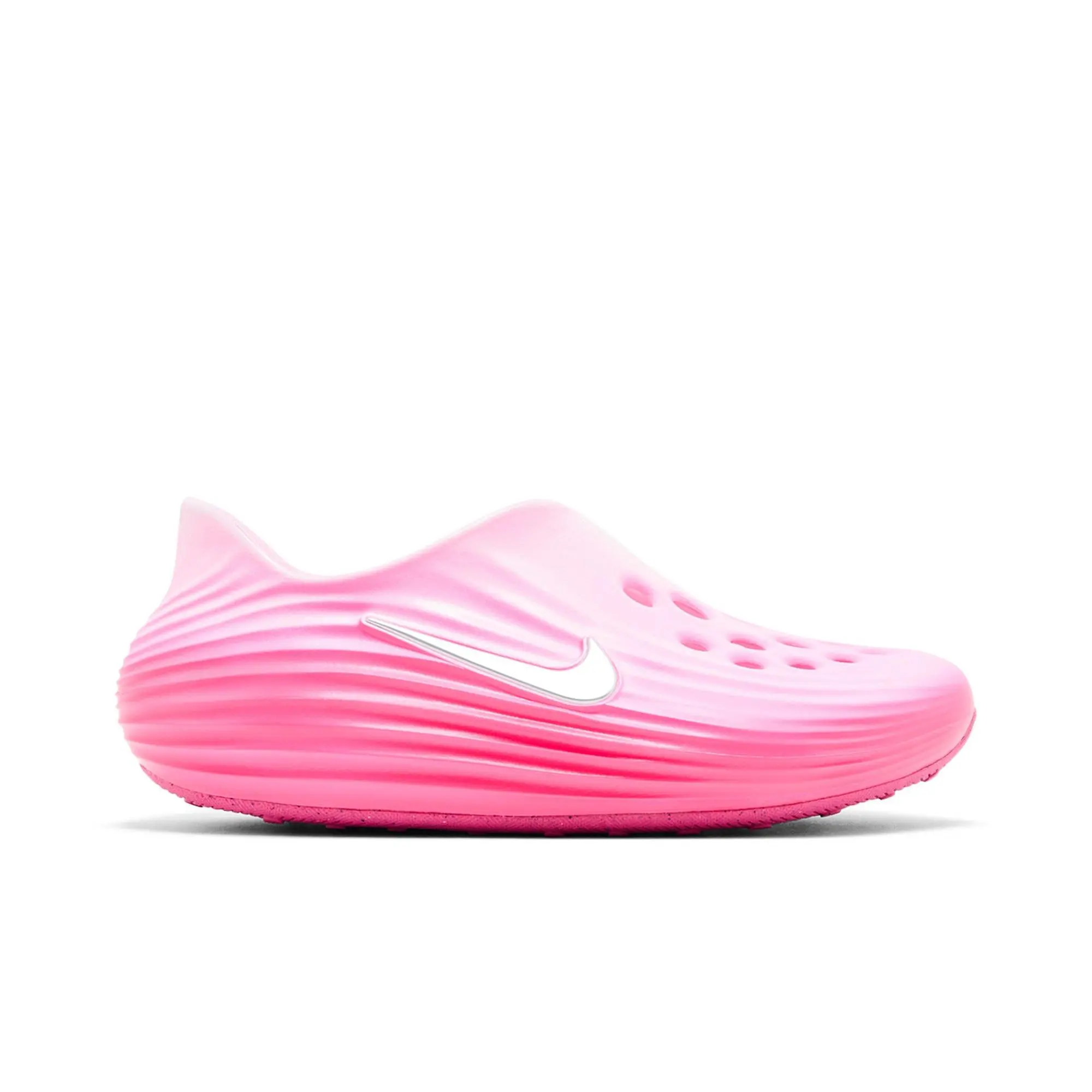 Nike Womens ReactX Rejuven8 'Pinksicle' (women's sizes) Pinksicle/Pink Foam/Metallic Silver clogs HV5062 601