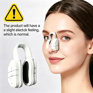 Newly Upgraded EMS Nose Shaper, Sculpting Massager Clip, Silicone Pulse Technology, Lift-Up High Bridge, Beauty Nose Tool