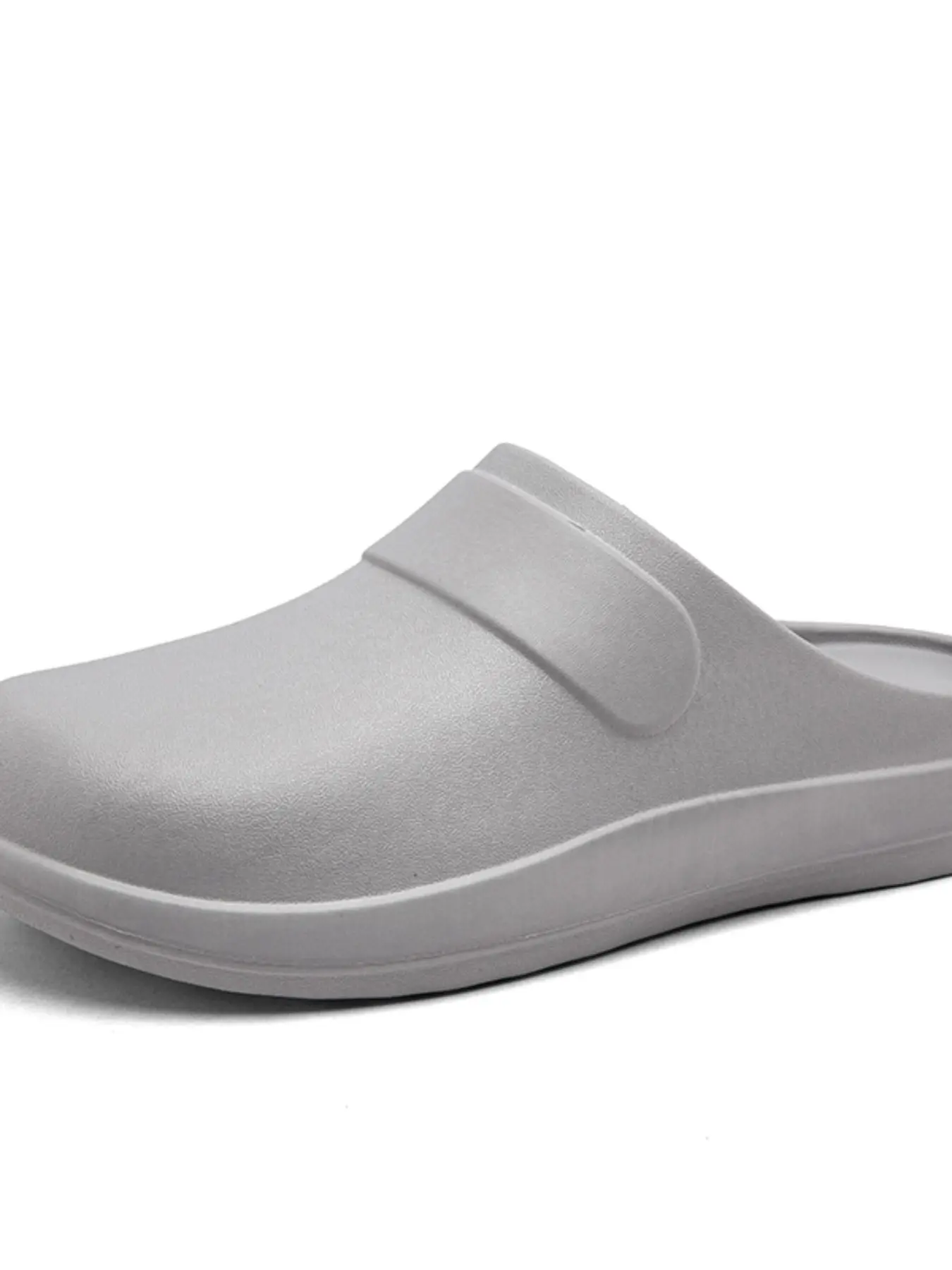 Men's Summer Lazy Shoes, Dual Size Half Sandals, Lab Shoes, Doctor Work Shoes, Open-Toe Slip-Ons, Comfortable and Breathable