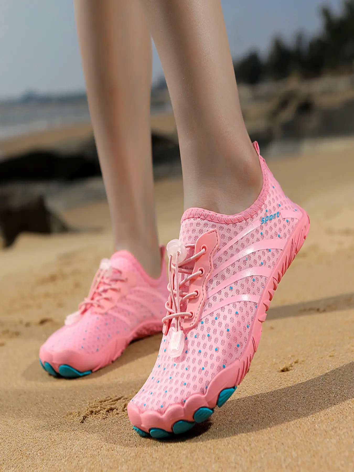 Unisex Quick Dry Water Shoes Non Slip Soft Barefoot Aqua Socks for Beach Swimming Yoga Surf Walking