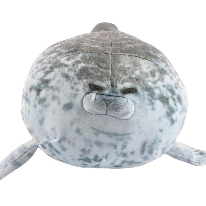 Cute Plush Seal Pillow Toy, Realistic Sea Animal Stuffed Animal, Cuddly Stuffed Animal, Perfect Birthday Gift for Kids & Adults, Soft Huggable Design