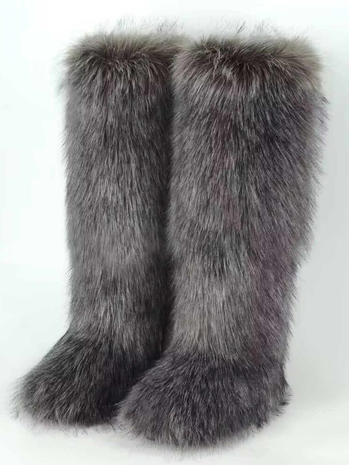 Women's Fluffy Snow Boots, Casual Waterproof Comfortable Warm Snow Boots for Winter, Female All-match Trendy Shoes for Daily Wear, Girl  messyboots