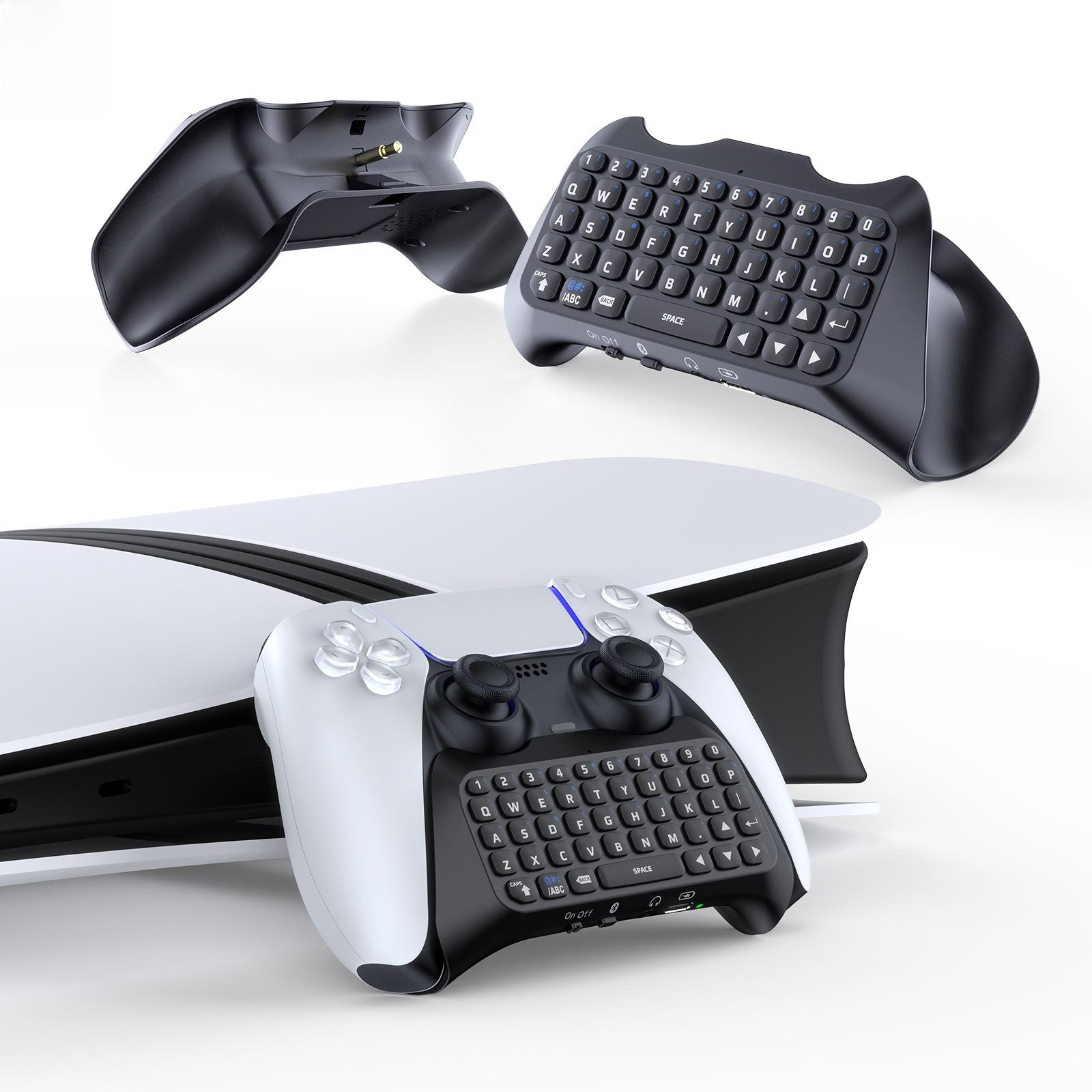 🎙️ PS5 Controller Wireless Keyboard |   Built-in Speaker for Voice Chat - Gamer Must-Have ✅ PS5 Wireless Controller Keyboard with Speaker |   Lag-Free Voice Chat - Essential Accessory