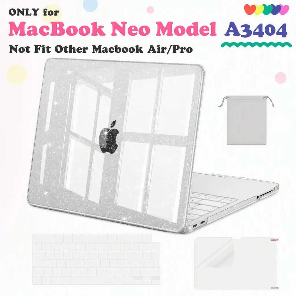 Nexabridge Macbook Air 13 Inch Hard Shell Case, Includes Keyboard Cover & Screen Protector, Compatible with 2022-2026 Models M5 M4 M3 M2