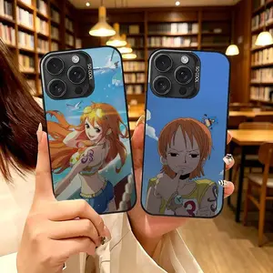 Cool Anime O-One PS N-Nami Color Silver Electroplated Shockproof Case For iPhone 17 Air 16 15 14 13 12 11 Pro Max Plus