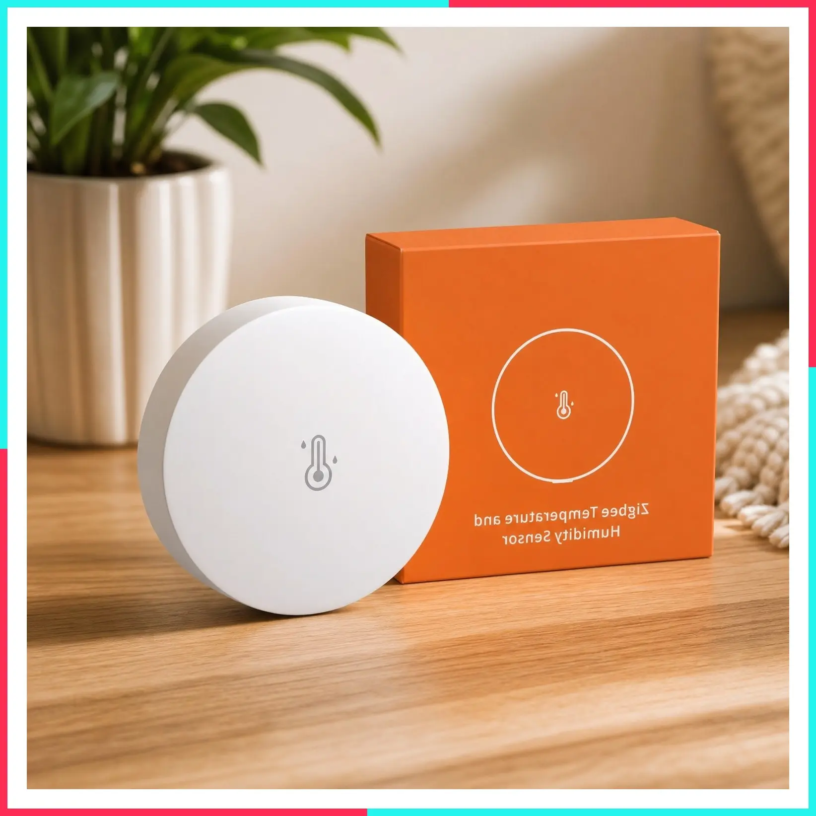 SNZB-02P Zigbee 3.0 Temperature & Humidity Sensor, Indoor Thermometer Hygrometer with Alerts, Works with Alexa & Google Home for Remote Monitoring and Smart Home Automation, Hub Required