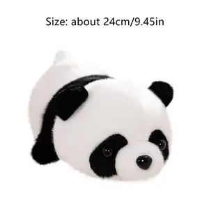 [JT]1Pc Double-Sided Flip Panda Capybara Plush Toy Reversible Cute Cartoon Stuffed Doll Soft Fluffy Kids Birthday Christmas Gift