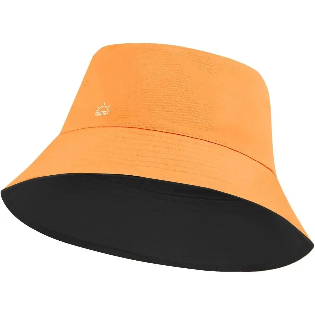 XL 2XL Bucket Hat Reversible,Big  Cooling Travel Hat,Double Sided Summer Hat,Foldable Sun Hat for Men Women
