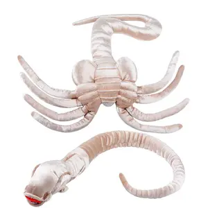 1/2pcs Alien Chestburster Facehugger Plush Doll Stuffed Animal Predator Soft Plushie Toy Gift for Fans Boys Birthday Xmas